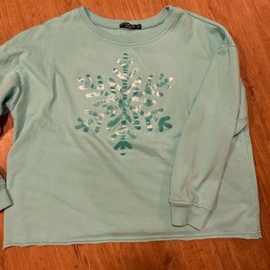 Fifth Sun snowflake sweatshirt